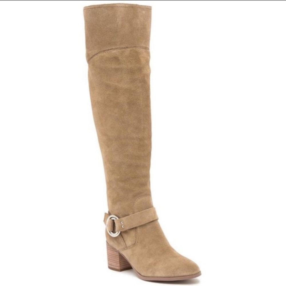 Marc Fisher over the knee suede boots